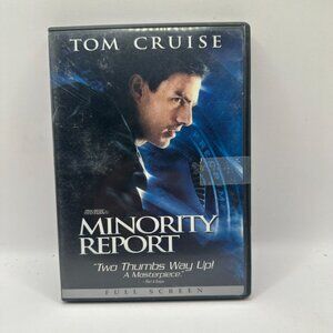 Minority Report DVD Tom Cruise Full Screen Edition Rated PG-13 DreamWorks